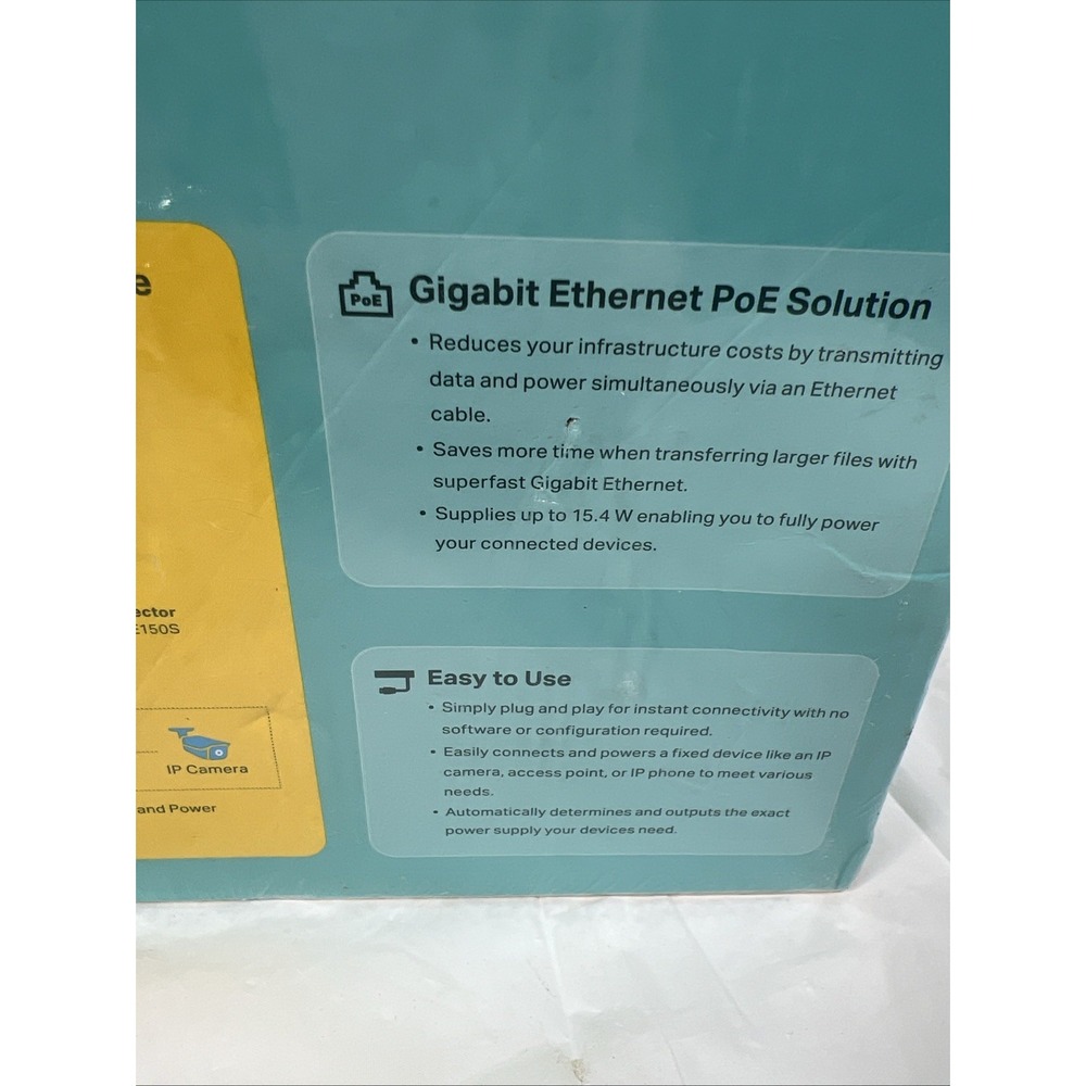 TP-Link Gigabit Power Over Ethernet PoE Injector‎ Adapter TL-PoE150S Networking - Picture 8 of 10